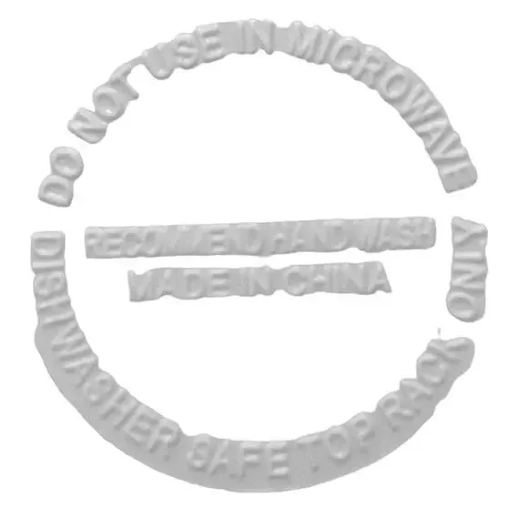 Set of 18 San Remo Melamine Small Sauce Bowls Blue and Yellow Flowers on White - Picture 4 of 4